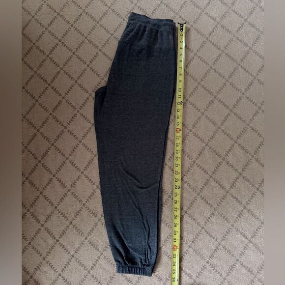 Zara dark gray jogger style sweatpants with ribbed waistband M - Picture 3 of 9